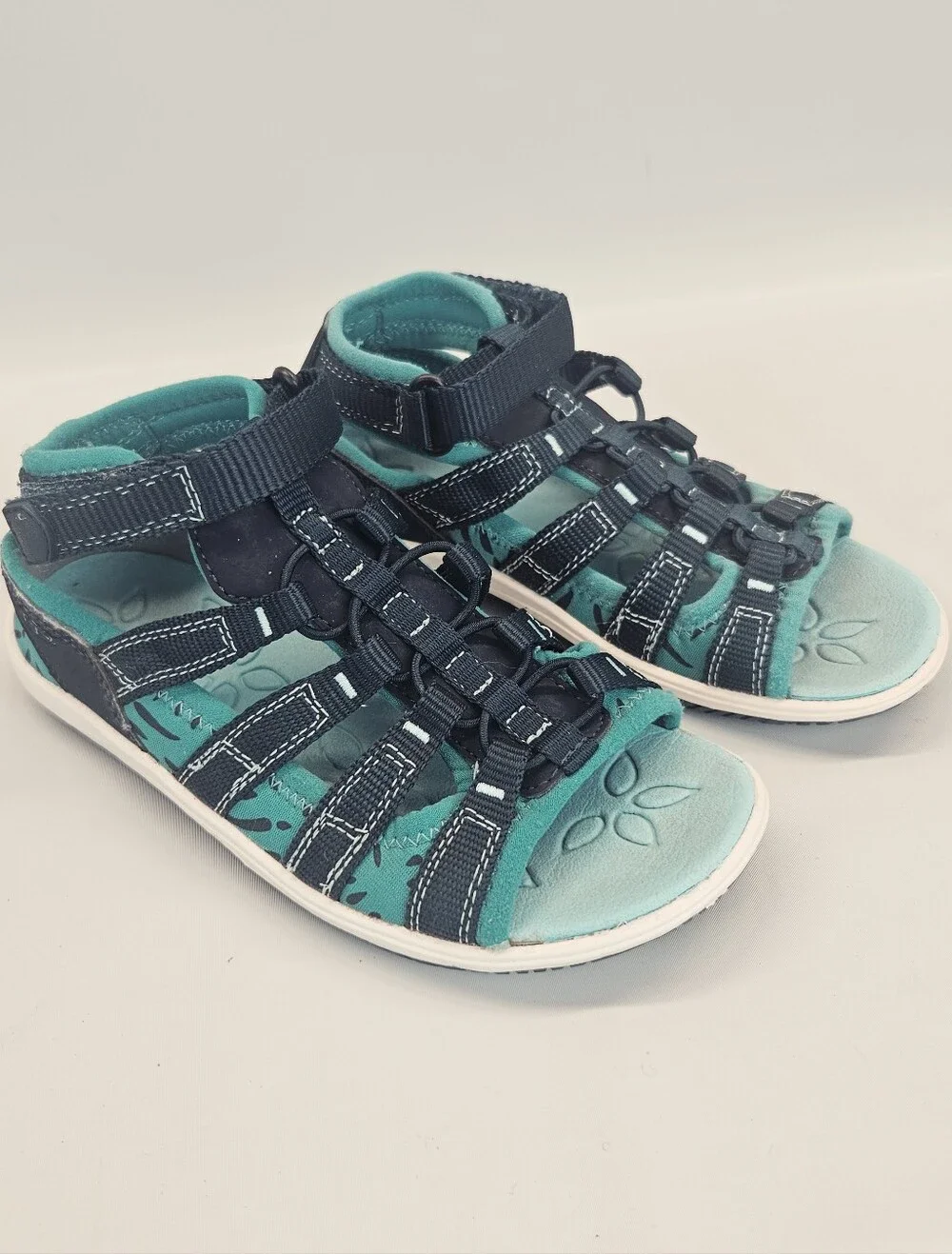 Keen Hadley Water Shoes Sandals Kids Boys 1 Outdoor Hiking Camping Play Blue